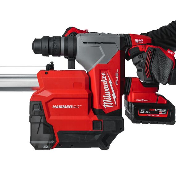 Аккумуляторная система пылеудаления для перфораторов Milwaukee M18 FPDDEXL-0 - 4933478509, внеший вид, изображение 5
