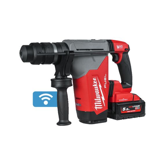 Аккумуляторный перфоратор Milwaukee M18 ONEFHPX-552X - 4933478496, Модель: M18 ONEFHPX-552X, фото, изображение 2 Аккумуляторный перфоратор Milwaukee M18 ONEFHPX-552X - 4933478496, Модель: M18 ONEFHPX-552X, внеший вид, изображение 2