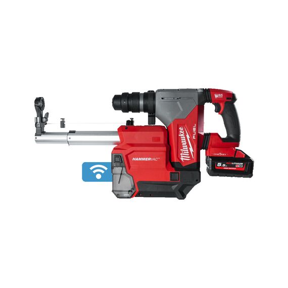 Аккумуляторный перфоратор Milwaukee M18 ONEFHPXDEL-552C с системой пылеудаления - 4933478498, Модель: M18 ONEFHPXDEL-552C, внеший вид