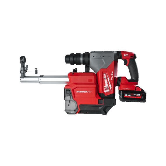 Аккумуляторный перфоратор Milwaukee M18 ONEFHPXDEL-552C с системой пылеудаления - 4933478498, внеший вид, изображение 3