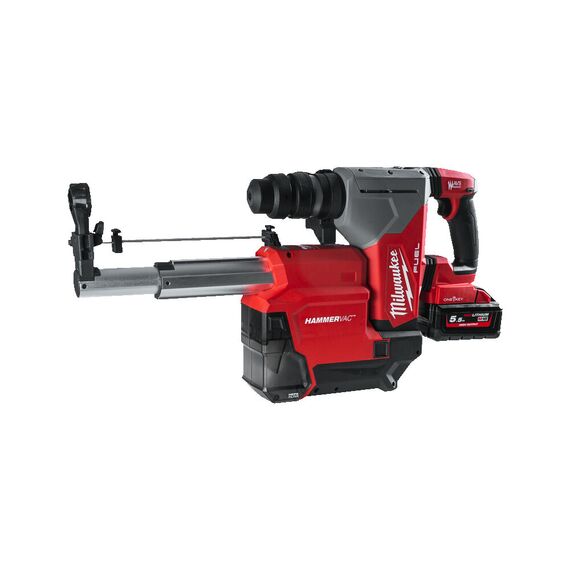 Аккумуляторный перфоратор Milwaukee M18 ONEFHPXDEL-552C с системой пылеудаления - 4933478498, внеший вид, изображение 4