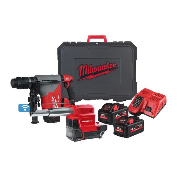 Аккумуляторный перфоратор Milwaukee M18 ONEFHPXDEL-552C с системой пылеудаления - 4933478498, внеший вид, изображение 5