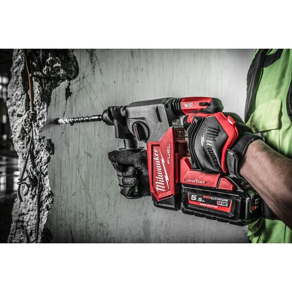 Аккумуляторный перфоратор Milwaukee M18 ONEFHX-0X - 4933478503, Модель: M18 ONEFHX-0X, фото, изображение 11 Аккумуляторный перфоратор Milwaukee M18 ONEFHX-0X - 4933478503, Модель: M18 ONEFHX-0X, внеший вид, изображение 11