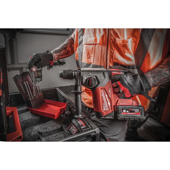 Аккумуляторный перфоратор Milwaukee M18 ONEFHX-0X - 4933478503, Модель: M18 ONEFHX-0X, фото, изображение 17 Аккумуляторный перфоратор Milwaukee M18 ONEFHX-0X - 4933478503, Модель: M18 ONEFHX-0X, внеший вид, изображение 17