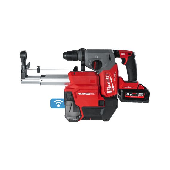 Аккумуляторный перфоратор Milwaukee M18 ONEFHXDEL-552C с системой пылеудаления - 4933478506, Модель: M18 ONEFHXDEL-552C, внеший вид