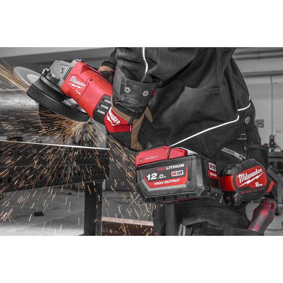 Аккумуляторная углошлифовальная машина Milwaukee M18 ONEFLAG230XPDB-122C - 4933478783, Модель: M18 ONEFLAG230XPDB-122C, внеший вид, изображение 14