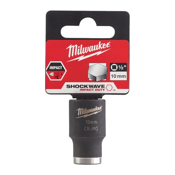 Ударная головка Milwaukee 10 MM ½˝ IMPACT SOCKET - 4932478035, Модель: 10 MM ½˝ IMPACT SOCKET, фото, изображение 2 Ударная головка Milwaukee 10 MM ½˝ IMPACT SOCKET - 4932478035, Модель: 10 MM ½˝ IMPACT SOCKET, внеший вид, изображение 2