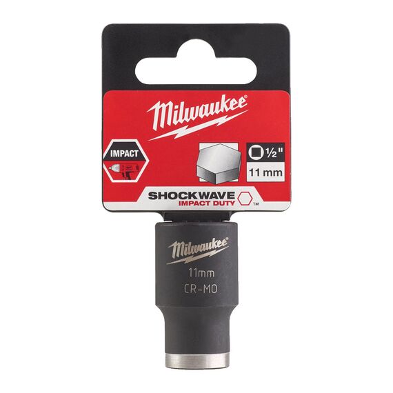 Ударная головка Milwaukee 11 MM ½˝ IMPACT SOCKET - 4932478036, Модель: 11 MM ½˝ IMPACT SOCKET, фото, изображение 2 Ударная головка Milwaukee 11 MM ½˝ IMPACT SOCKET - 4932478036, Модель: 11 MM ½˝ IMPACT SOCKET, внеший вид, изображение 2