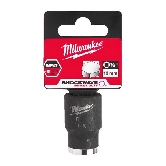 Ударная головка Milwaukee 13 MM ½˝ IMPACT SOCKET - 4932478038, Модель: 13 MM ½˝ IMPACT SOCKET, фото, изображение 2 Ударная головка Milwaukee 13 MM ½˝ IMPACT SOCKET - 4932478038, Модель: 13 MM ½˝ IMPACT SOCKET, внеший вид, изображение 2