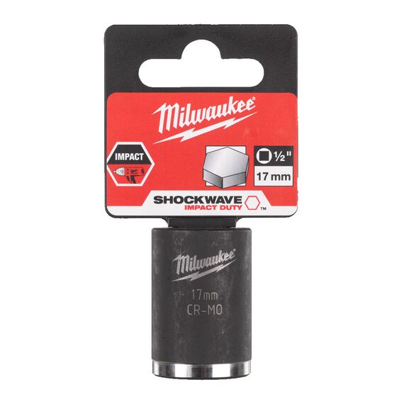 Ударная головка Milwaukee 17 MM ½˝ IMPACT SOCKET - 4932478042, Модель: 17 MM ½˝ IMPACT SOCKET, фото, изображение 2 Ударная головка Milwaukee 17 MM ½˝ IMPACT SOCKET - 4932478042, Модель: 17 MM ½˝ IMPACT SOCKET, внеший вид, изображение 2
