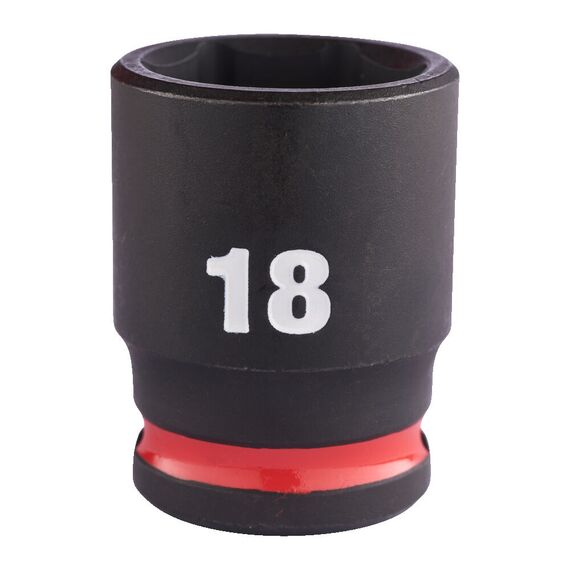 Ударная головка Milwaukee 18 MM ⅜˝ IMPACT SOCKET STD - 4932480275, Модель: 18 MM ⅜˝ IMPACT SOCKET STD, внеший вид