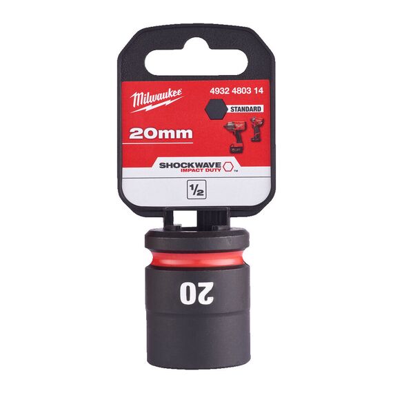 Ударная головка Milwaukee 20 MM ½˝ IMPACT SOCKET STD - 4932480314, Модель: 20 MM ½˝ IMPACT SOCKET STD, внеший вид, изображение 2