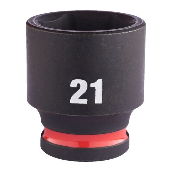 Ударная головка Milwaukee 21 MM ⅜˝ IMPACT SOCKET STD - 4932480278, Модель: 21 MM ⅜˝ IMPACT SOCKET STD, внеший вид