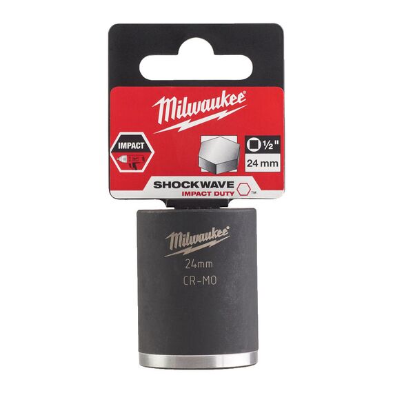 Ударная головка Milwaukee 24 MM ½˝ IMPACT SOCKET - 4932478047, Модель: 24 MM ½˝ IMPACT SOCKET, фото, изображение 2 Ударная головка Milwaukee 24 MM ½˝ IMPACT SOCKET - 4932478047, Модель: 24 MM ½˝ IMPACT SOCKET, внеший вид, изображение 2