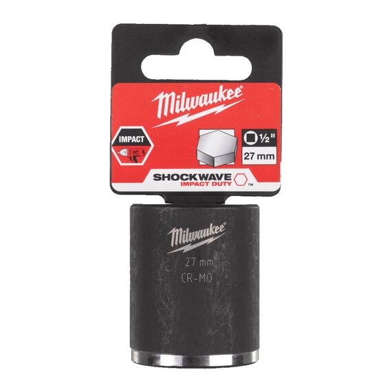 Ударная головка Milwaukee 27 MM ½˝ IMPACT SOCKET - 4932478048, Модель: 27 MM ½˝ IMPACT SOCKET, фото, изображение 2 Ударная головка Milwaukee 27 MM ½˝ IMPACT SOCKET - 4932478048, Модель: 27 MM ½˝ IMPACT SOCKET, внеший вид, изображение 2