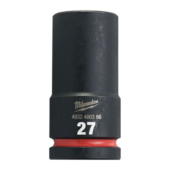Ударная головка Milwaukee 27 MM ¾˝ IMPACT SOCKET DEEP удлиненная - 4932480386, Модель: 27 MM ¾˝ IMPACT SOCKET DEEP, внеший вид