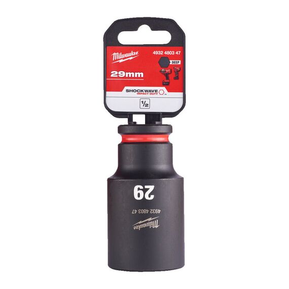 Ударная головка Milwaukee 29 MM ½˝ IMPACT SOCKET DEEP удлиненная - 4932480347, Модель: 29 MM ½˝ IMPACT SOCKET DEEP, внеший вид, изображение 2