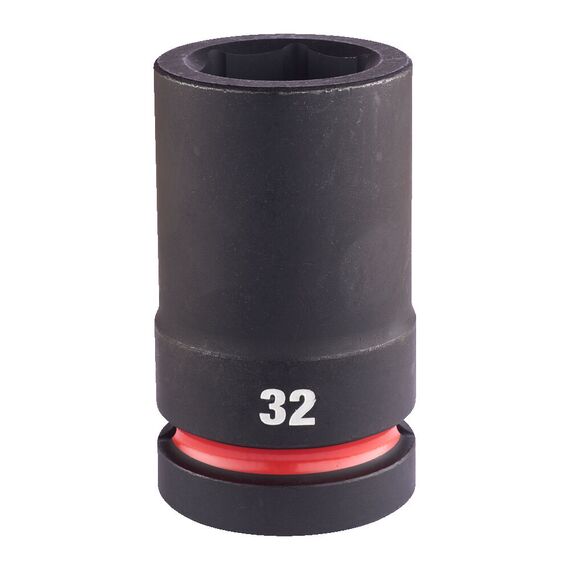Ударная головка Milwaukee 32 MM 1˝ IMPACT SOCKET DEEP удлиненная - 4932480426, Модель: 32 MM 1˝ IMPACT SOCKET DEEP, внеший вид