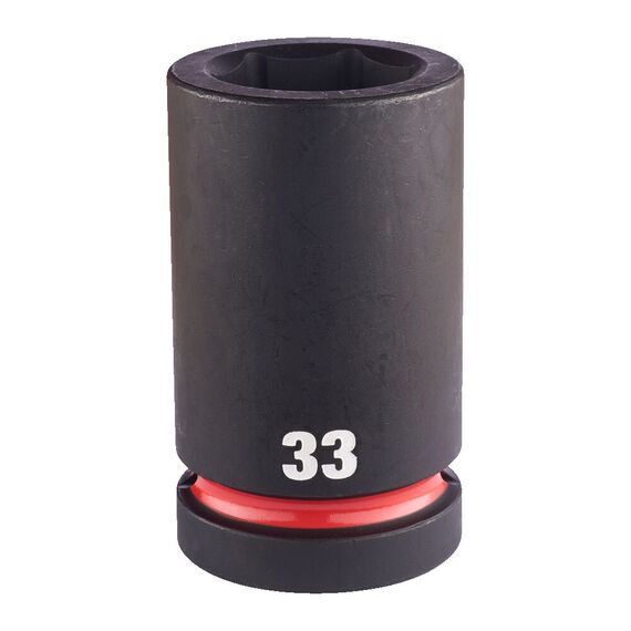 Ударная головка Milwaukee 33 MM 1˝ IMPACT SOCKET DEEP удлиненная - 4932480427, Модель: 33 MM 1˝ IMPACT SOCKET DEEP, внеший вид
