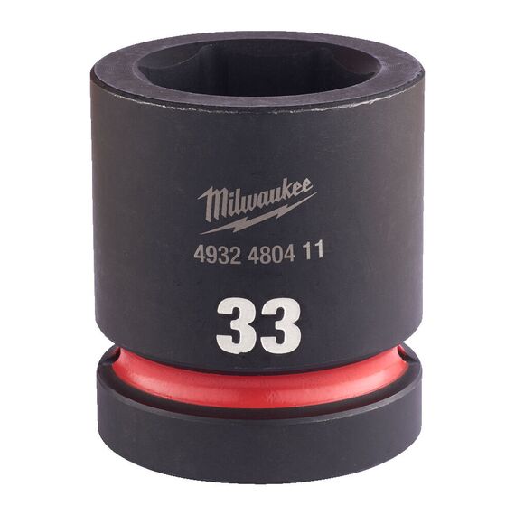 Ударная головка Milwaukee 33 MM 1˝ IMPACT SOCKET STD - 4932480411, Модель: 33 MM 1˝ IMPACT SOCKET STD, внеший вид