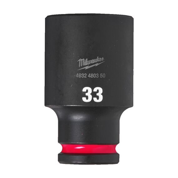 Ударная головка Milwaukee 33 MM ½˝ IMPACT SOCKET DEEP удлиненная - 4932480350, Модель: 33 MM ½˝ IMPACT SOCKET DEEP, внеший вид