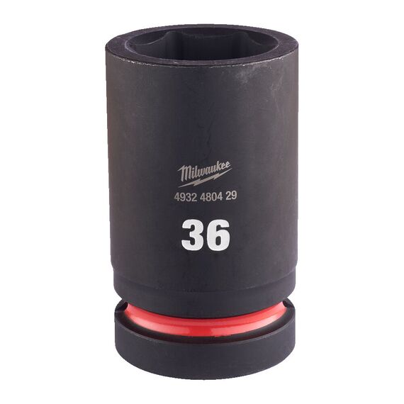 Ударная головка Milwaukee 36 MM 1˝ IMPACT SOCKET DEEP удлиненная - 4932480429, Модель: 36 MM 1˝ IMPACT SOCKET DEEP, внеший вид