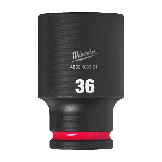 Ударная головка Milwaukee 36 MM ½˝ IMPACT SOCKET DEEP удлиненная - 4932480351, Модель: 36 MM ½˝ IMPACT SOCKET DEEP, внеший вид