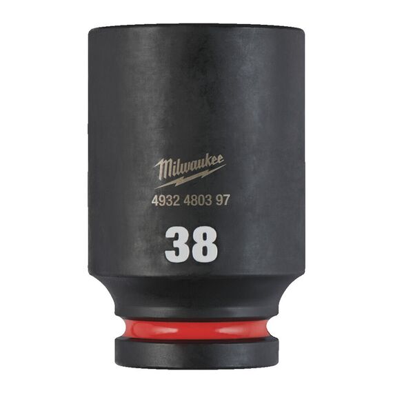Ударная головка Milwaukee 38 MM ¾˝ IMPACT SOCKET DEEP удлиненная - 4932480397, Модель: 38 MM ¾˝ IMPACT SOCKET DEEP, внеший вид