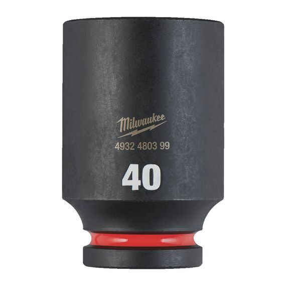 Ударная головка Milwaukee 40 MM ¾˝ IMPACT SOCKET DEEP удлиненная - 4932480399, Модель: 40 MM ¾˝ IMPACT SOCKET DEEP, внеший вид