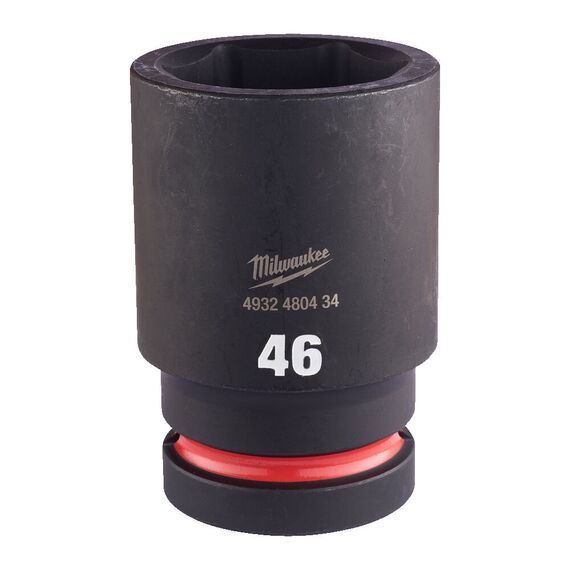 Ударная головка Milwaukee 46 MM 1˝ IMPACT SOCKET DEEP удлиненная - 4932480434, Модель: 46 MM 1˝ IMPACT SOCKET DEEP, внеший вид