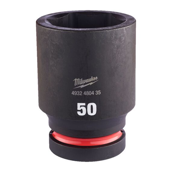 Ударная головка Milwaukee 50 MM 1˝ IMPACT SOCKET DEEP удлиненная - 4932480435, Модель: 50 MM 1˝ IMPACT SOCKET DEEP, внеший вид