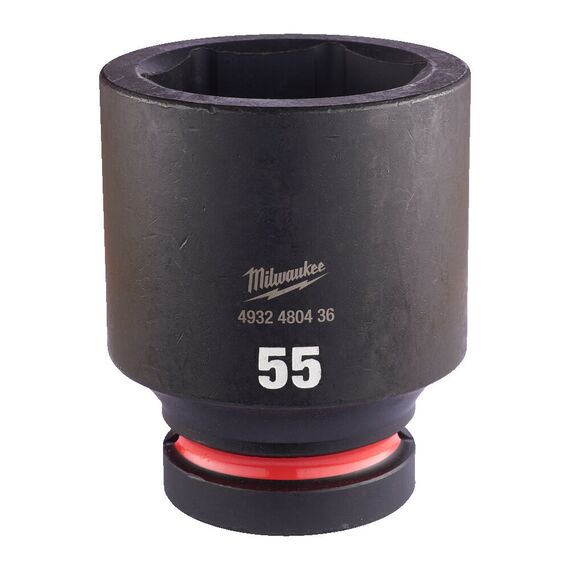 Ударная головка Milwaukee 55 MM 1˝ IMPACT SOCKET DEEP удлиненная - 4932480436, Модель: 55 MM 1˝ IMPACT SOCKET DEEP, внеший вид