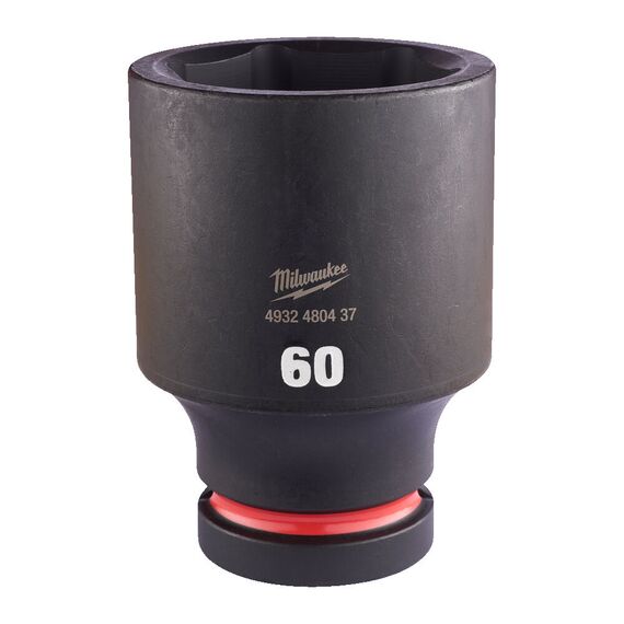 Ударная головка Milwaukee 60 MM 1˝ IMPACT SOCKET DEEP удлиненная - 4932480437, Модель: 60 MM 1˝ IMPACT SOCKET DEEP, внеший вид