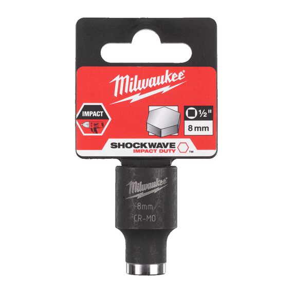 Ударная головка Milwaukee 8 MM ½˝ IMPACT SOCKET - 4932478034, Модель: 8 MM ½˝ IMPACT SOCKET, фото, изображение 2 Ударная головка Milwaukee 8 MM ½˝ IMPACT SOCKET - 4932478034, Модель: 8 MM ½˝ IMPACT SOCKET, внеший вид, изображение 2