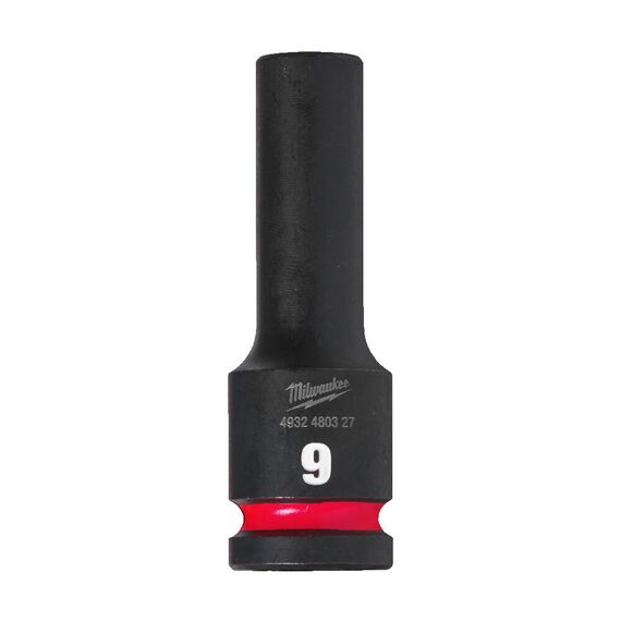 Ударная головка Milwaukee 9 MM ½˝ IMPACT SOCKET DEEP удлиненная - 4932480327, Модель: 9 MM ½˝ IMPACT SOCKET DEEP, внеший вид