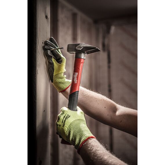 Молоток инженерный с рукояткой из стекловолокна Milwaukee FIBERGLASS ENGINEERS HAMMER 800G - 4932478664, Модель: FIBERGLASS ENGINEERS HAMMER 800G, внеший вид, изображение 4