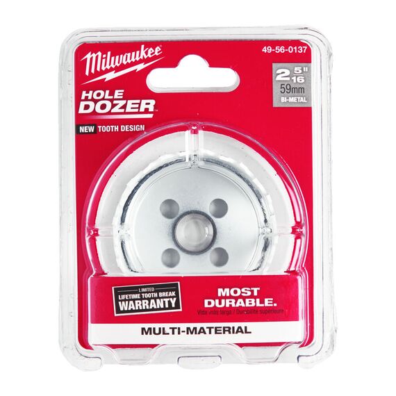 Биметаллическая коронка Milwaukee HOLE DOZER 59 mm - 49560137, Диаметр: 59, Модель: HOLE DOZER 59 mm, внеший вид, изображение 2
