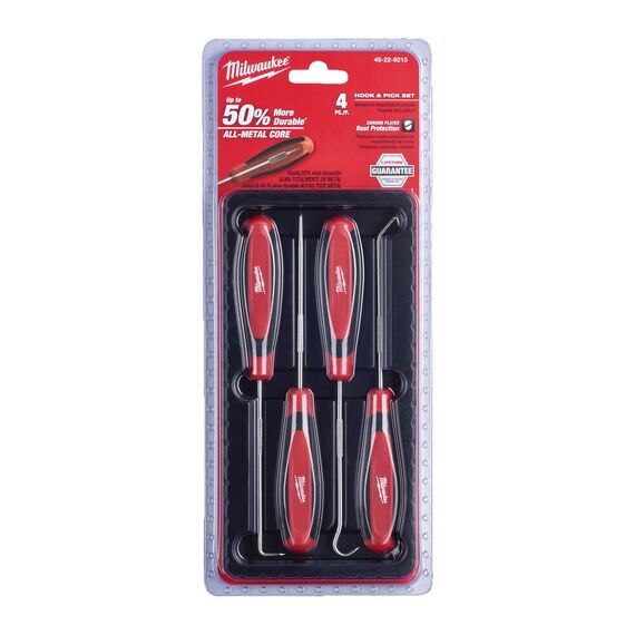 Набор крюков и шил Milwaukee HOOK & PICK SET 4 шт - 48229215, Модель: HOOK & PICK SET, внеший вид, изображение 7