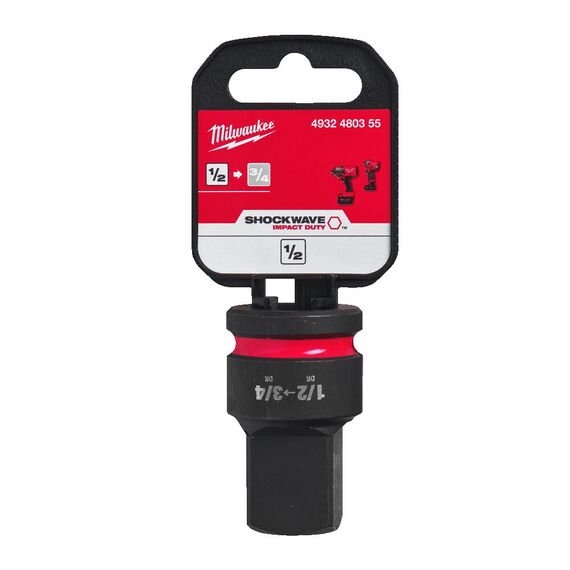 Переходник для головок Milwaukee IMPACT SOCKET ADAPTOR ½˝ TO ¾˝ - 4932480355, Модель: IMPACT SOCKET ADAPTOR ½˝ TO ¾˝, фото, изображение 2 Переходник для головок Milwaukee IMPACT SOCKET ADAPTOR ½˝ TO ¾˝ - 4932480355, Модель: IMPACT SOCKET ADAPTOR ½˝ TO ¾˝, внеший вид, изображение 2