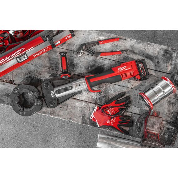 Аккумуляторный гидравлический инструмент для обжима труб Milwaukee M18 BLHPTXL-502P - 4933479441, Модель: M18 BLHPTXL-502P, фото, изображение 10 Аккумуляторный гидравлический инструмент для обжима труб Milwaukee M18 BLHPTXL-502P - 4933479441, Модель: M18 BLHPTXL-502P, внеший вид, изображение 10