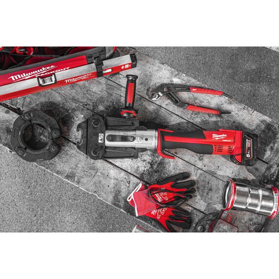 Аккумуляторный гидравлический инструмент для обжима труб Milwaukee M18 BLHPTXL-502P - 4933479441, Модель: M18 BLHPTXL-502P, фото, изображение 11 Аккумуляторный гидравлический инструмент для обжима труб Milwaukee M18 BLHPTXL-502P - 4933479441, Модель: M18 BLHPTXL-502P, внеший вид, изображение 11