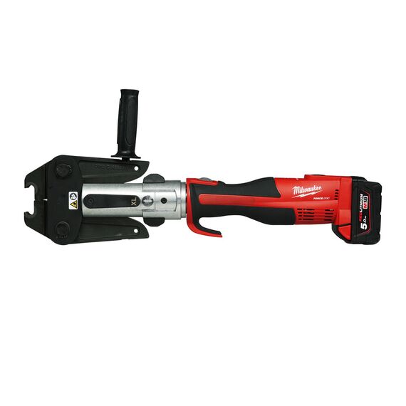 Аккумуляторный гидравлический инструмент для обжима труб Milwaukee M18 BLHPTXL-502P - 4933479441, Модель: M18 BLHPTXL-502P, фото, изображение 4 Аккумуляторный гидравлический инструмент для обжима труб Milwaukee M18 BLHPTXL-502P - 4933479441, Модель: M18 BLHPTXL-502P, внеший вид, изображение 4