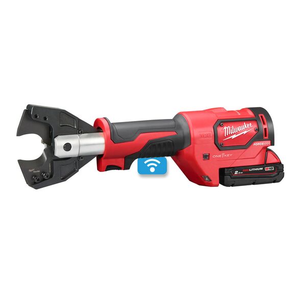 Аккумуляторный гидравлический инструмент для резки кабеля Milwaukee M18 ONEHCC-201C CU⁄AL-SET - 4933464301, Модель: M18 ONEHCC-201C CU⁄AL-SET, фото, изображение 2 Аккумуляторный гидравлический инструмент для резки кабеля Milwaukee M18 ONEHCC-201C CU⁄AL-SET - 4933464301, Модель: M18 ONEHCC-201C CU⁄AL-SET, внеший вид, изображение 2