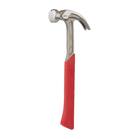 Стальной молоток с закругленным гвоздодером Milwaukee STEEL CURVED CLAW HAMMER 20OZ 570G - 4932478656, Модель: STEEL CURVED CLAW HAMMER 20OZ 570G, внеший вид, изображение 3
