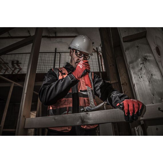 Стальной молоток с прямым гвоздодером Milwaukee STEEL RIP CLAW HAMMER 16OZ 450G - 4932478653, Модель: STEEL RIP CLAW HAMMER 16OZ 450G, внеший вид, изображение 6