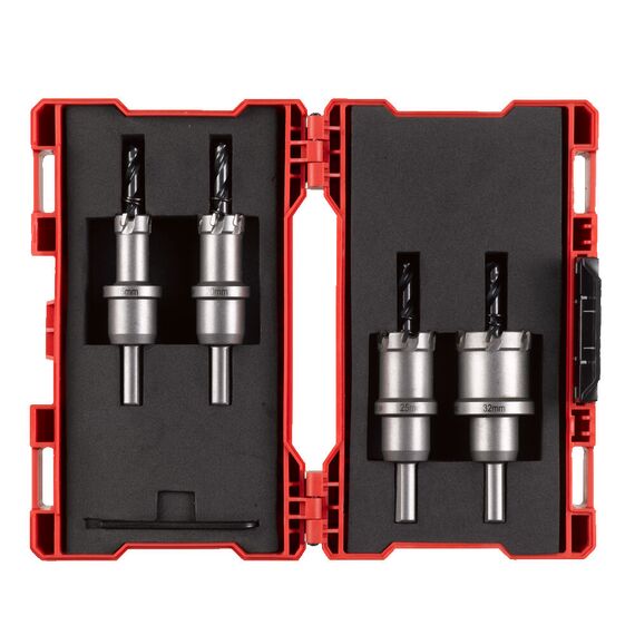 Набор коронок Milwaukee T.C.T. holesaw set 4pc - 4932479058, внеший вид