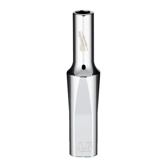 Головка Milwaukee ¼˝ DRIVE SOCKET METRIC DEEP-4.5 MM удлиненная - 4932479995, Модель: ¼˝ DRIVE SOCKET METRIC DEEP-4.5 MM, внеший вид
