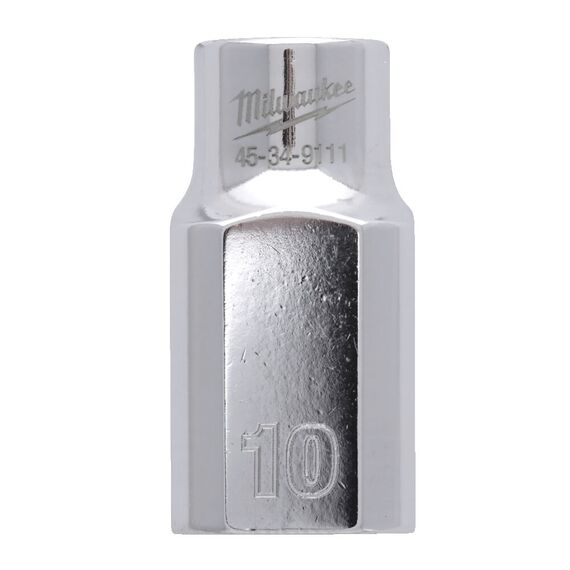Головка Milwaukee ½˝ DRIVE SOCKET METRIC STANDARD-10 MM - 4932480008, Модель: ½˝ DRIVE SOCKET METRIC STANDARD-10 MM, внеший вид