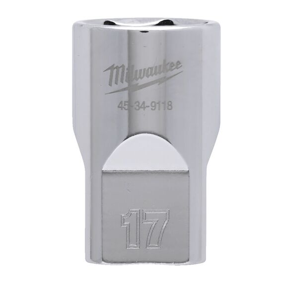 Головка Milwaukee ½˝ DRIVE SOCKET METRIC STANDARD-17 MM - 4932480015, Модель: ½˝ DRIVE SOCKET METRIC STANDARD-17 MM, внеший вид