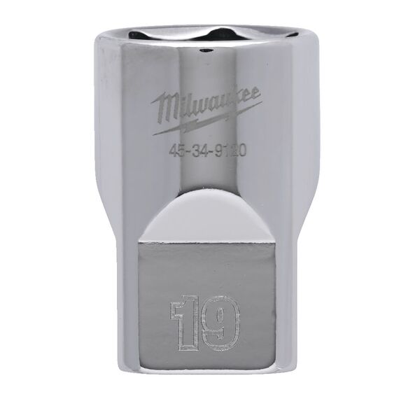 Головка Milwaukee ½˝ DRIVE SOCKET METRIC STANDARD-19 MM - 4932480017, Модель: ½˝ DRIVE SOCKET METRIC STANDARD-19 MM, внеший вид